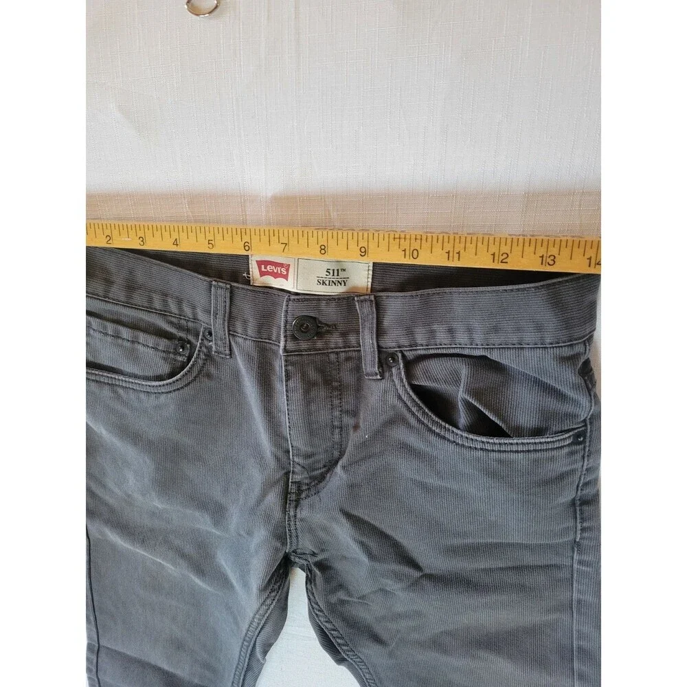 Levi’s 511 Slim Fit Gray Jeans 28W x 28L - Men’s 16 Reg